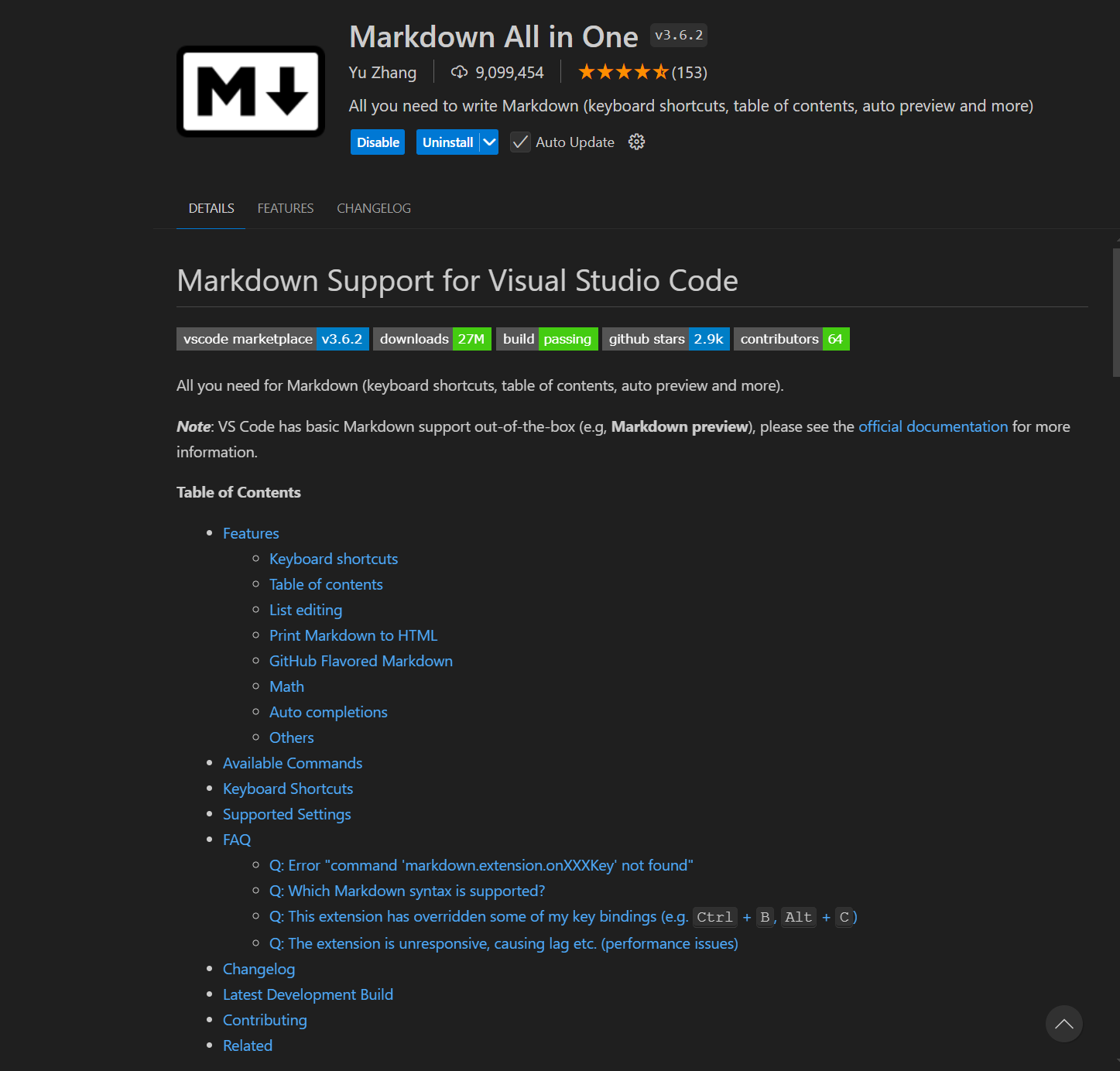 Markdown All in One