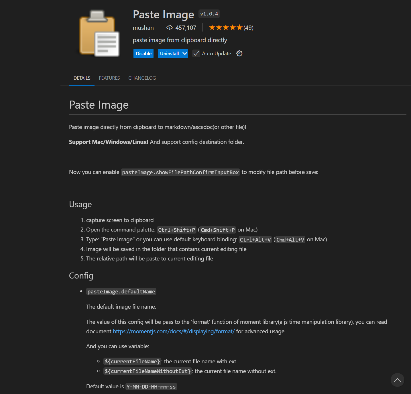 Paste Image